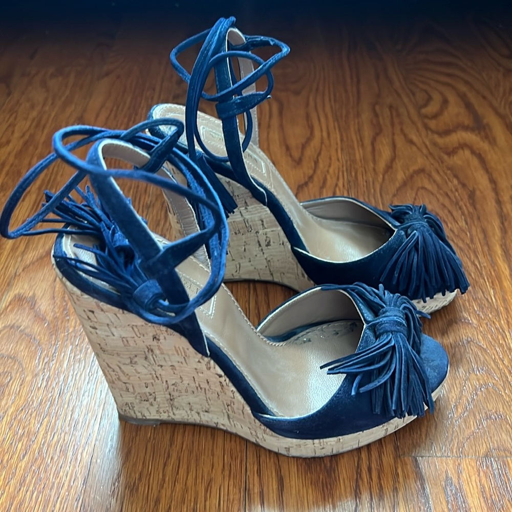 Aquazzura Suede Wedge